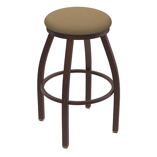 36" Swivel X-Tall Bar Stool, Bronze Finish, Canter Sand Seat